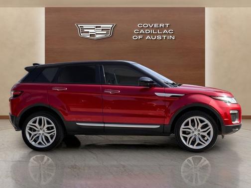Red 2017 Land Rover Range Rover Evoque HSE