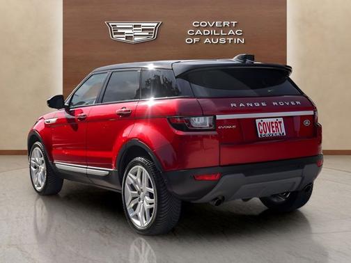 Red 2017 Land Rover Range Rover Evoque HSE