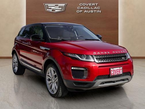 Red 2017 Land Rover Range Rover Evoque HSE