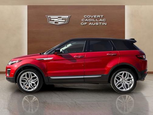 Red 2017 Land Rover Range Rover Evoque HSE