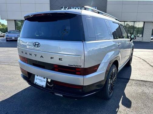 Shimmering Silver 2025 Hyundai SANTA FE HEV Calligraphy
