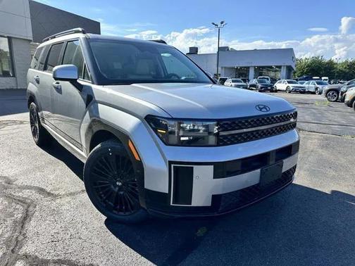 Shimmering Silver 2025 Hyundai SANTA FE HEV Calligraphy