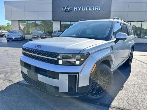 Shimmering Silver 2025 Hyundai SANTA FE HEV Calligraphy