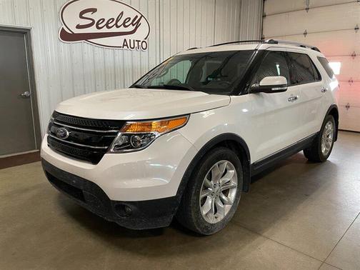White Platinum Metallic Tri-Coat 2013 Ford Explorer Limited