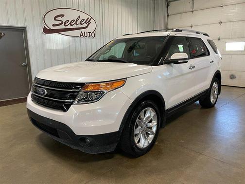 White Platinum Metallic Tri-Coat 2013 Ford Explorer Limited