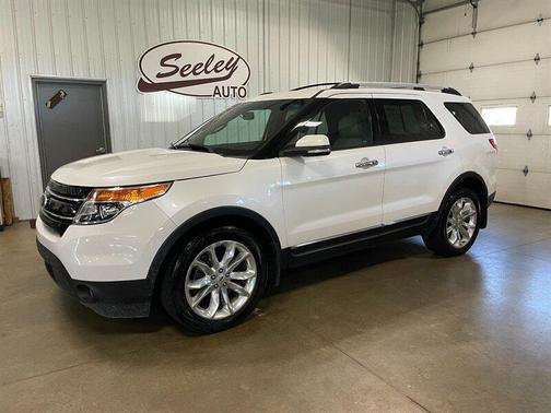 White Platinum Metallic Tri-Coat 2013 Ford Explorer Limited