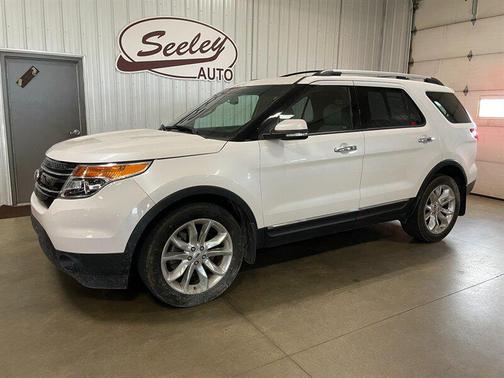White Platinum Metallic Tri-Coat 2013 Ford Explorer Limited