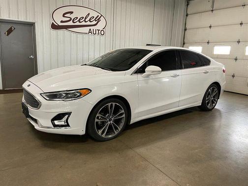 Oxford White 2019 Ford Fusion Titanium