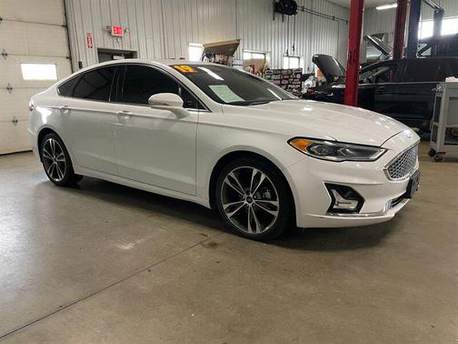 Oxford White 2019 Ford Fusion Titanium