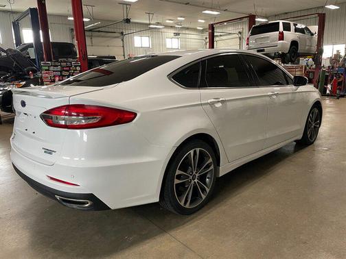 Oxford White 2019 Ford Fusion Titanium