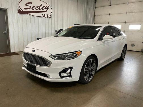 Oxford White 2019 Ford Fusion Titanium
