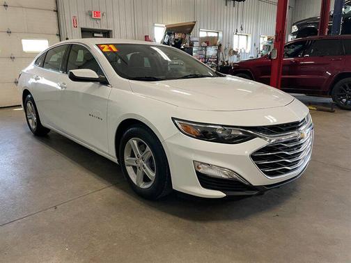 Summit White 2021 Chevrolet Malibu 1LS