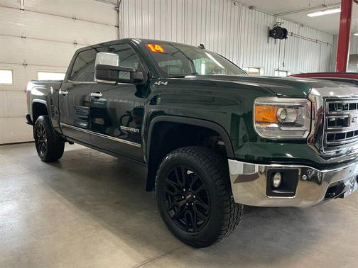 Emerald Green Metallic 2014 GMC Sierra 1500 SLT