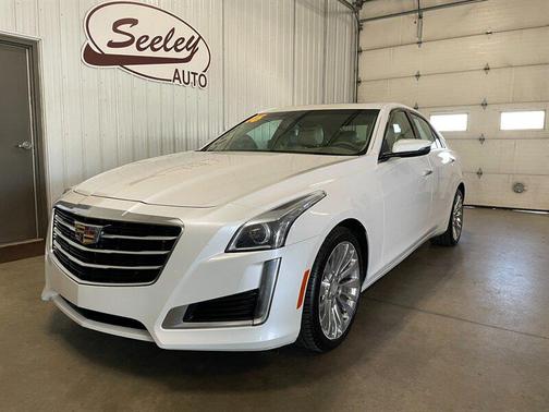 Crystal White Tricoat 2016 Cadillac CTS 2.0L Turbo Luxury