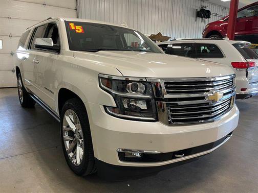 Summit White 2015 Chevrolet Suburban 1500 LTZ
