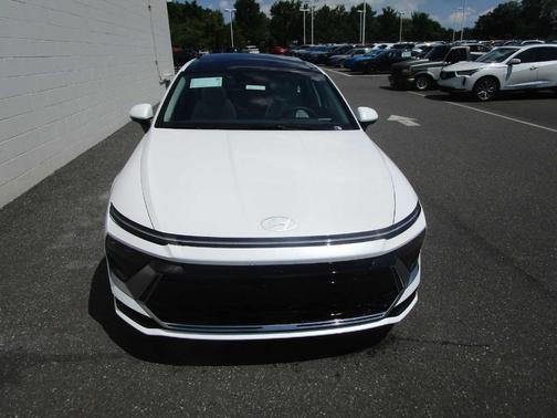 White 2026 Hyundai SONATA Hybrid SEL