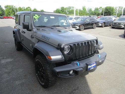 Sting Gray Clearcoat 2023 Jeep Wrangler 4xe Base