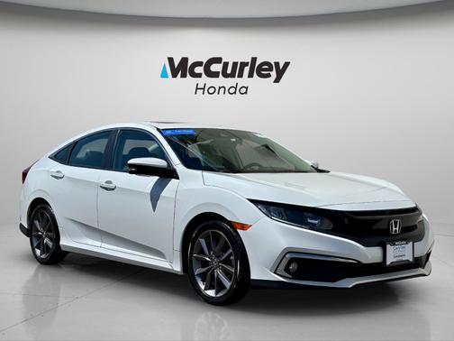 Platinum White Pearl 2020 Honda Civic