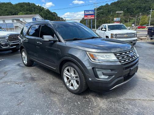 White Platinum Metallic Tri-Coat 2017 Ford Explorer Limited