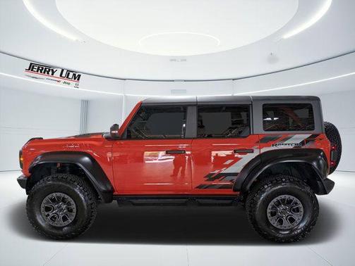 Orange 2022 Ford Bronco Raptor