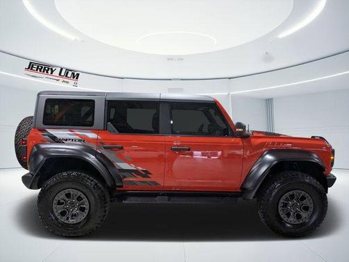 Orange 2022 Ford Bronco Raptor