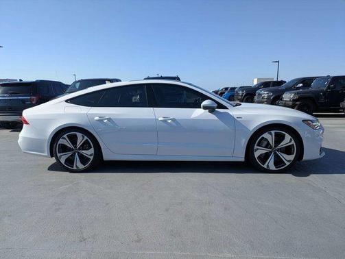 Glacier White Metallic 2022 Audi A7 55 Premium