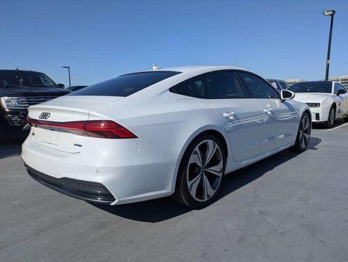 Glacier White Metallic 2022 Audi A7 55 Premium