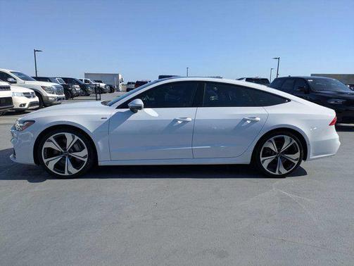 Glacier White Metallic 2022 Audi A7 55 Premium