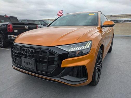 Dragon Orange Metallic 2023 Audi Q8 55 Premium Plus