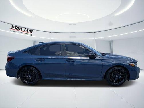 Blue 2025 Honda Civic Sport