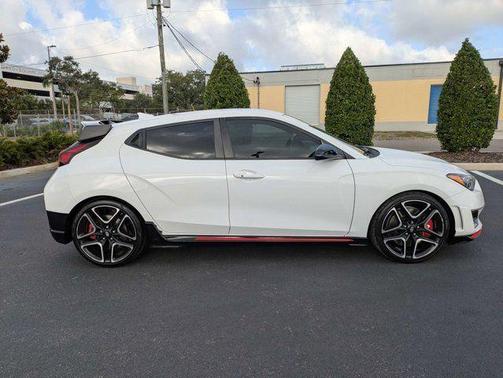 Lunar White 2021 Hyundai Veloster N N