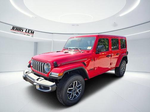 Firecracker Red Clearcoat 2025 Jeep Wrangler Sahara