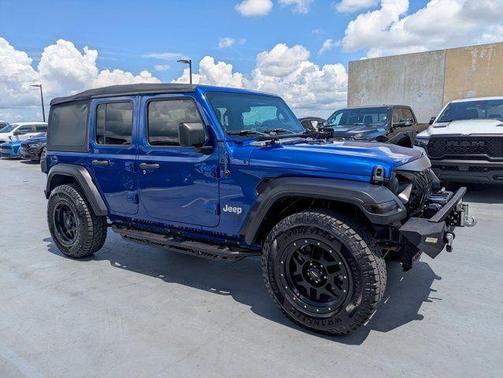Ocean Blue Metallic 2019 Jeep Wrangler Unlimited Sport