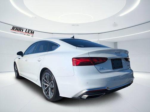 Glacier White Metallic 2023 Audi A5 Sportback S line Premium Plus