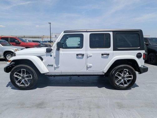 Bright White Clearcoat 2024 Jeep Wrangler 4xe Sport