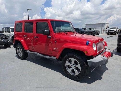 Firecracker Red Clearcoat 2017 Jeep Wrangler Unlimited Sahara