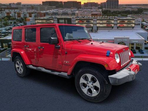 Firecracker Red Clearcoat 2017 Jeep Wrangler Unlimited Sahara