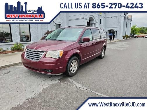 Deep Crimson Crystal Pearl 2008 Chrysler Town & Country Touring