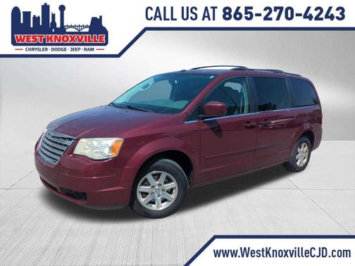 Deep Crimson Crystal Pearl 2008 Chrysler Town & Country Touring