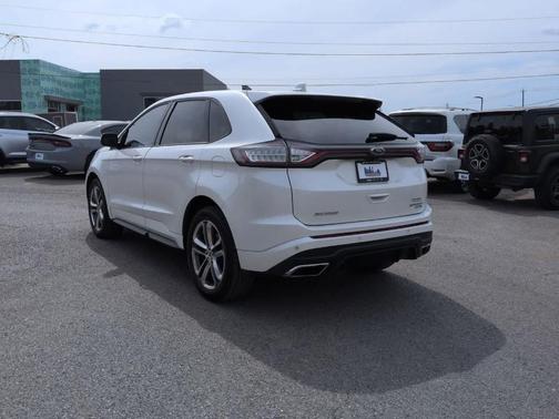 White Platinum Tri-Coat Metallic 2016 Ford Edge Sport