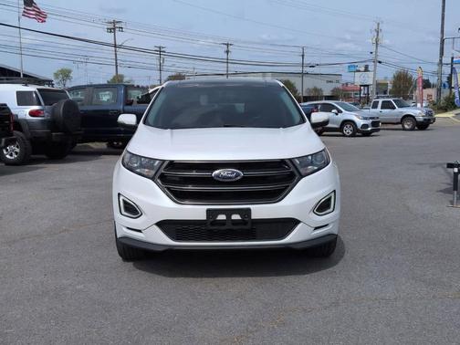 White Platinum Tri-Coat Metallic 2016 Ford Edge Sport