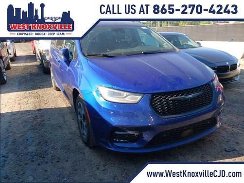 Ocean Blue Metallic 2021 Chrysler Pacifica Hybrid Touring L