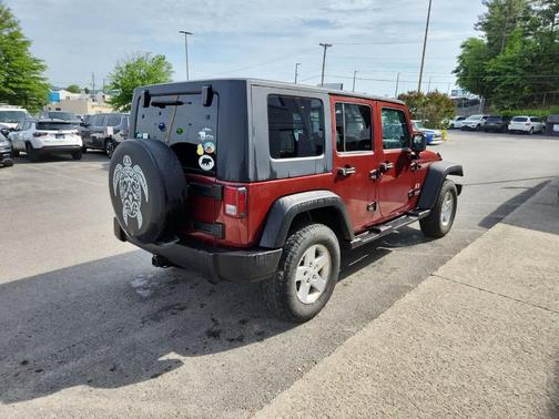 Red Rock Crystal Pearlcoat 2008 Jeep Wrangler Unlimited X