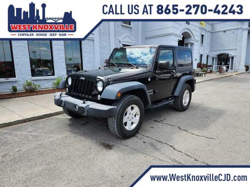 Black Clearcoat 2016 Jeep Wrangler Sport