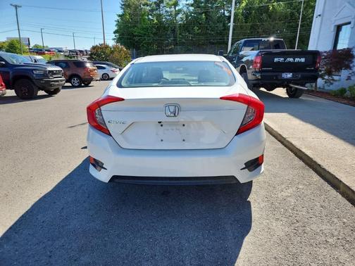 White 2018 Honda Civic LX