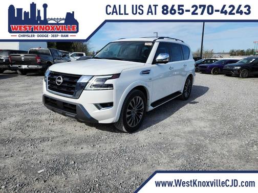 Aspen White 2021 Nissan Armada Platinum