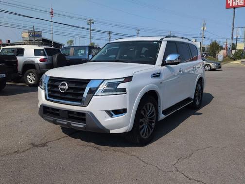 Aspen White 2021 Nissan Armada Platinum