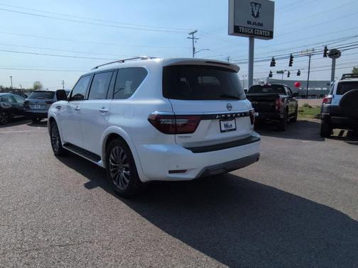 Aspen White 2021 Nissan Armada Platinum