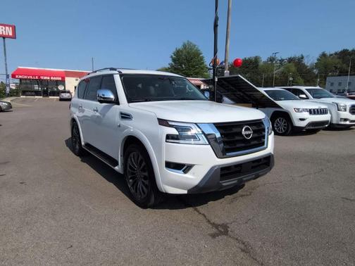 Aspen White 2021 Nissan Armada Platinum