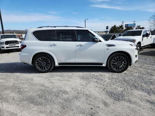 Aspen White 2021 Nissan Armada Platinum